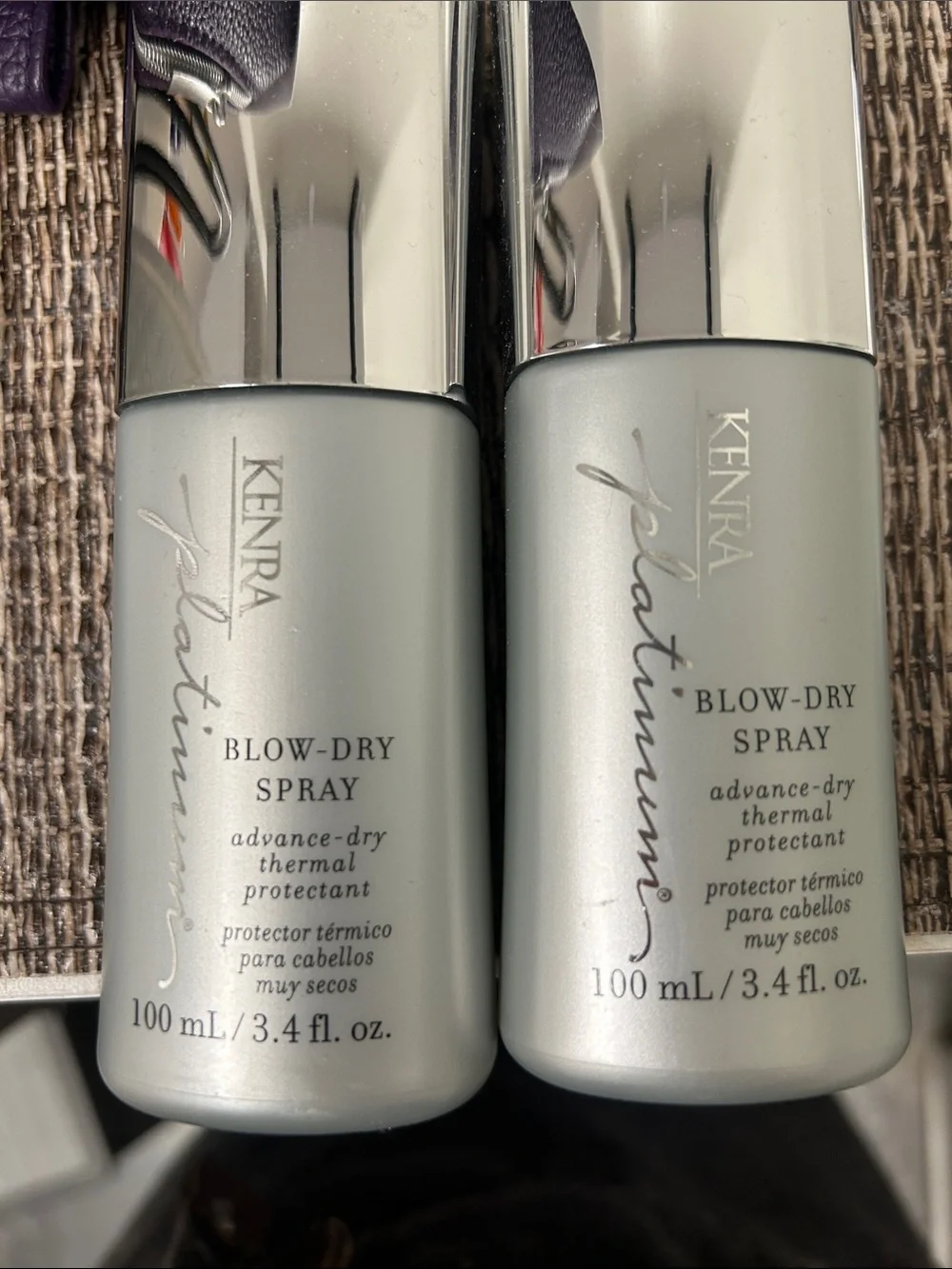 Platinum Blow-Dry Spray — Silver Thermal Protectant (100 mL)